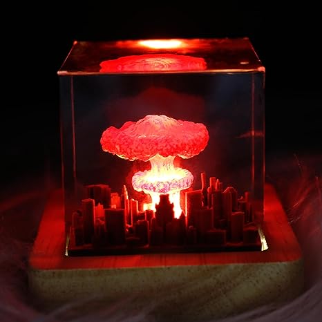 Light Up Your Night (and Spark Curiosity!): The Alluring Glow of Nuclear Mushroom Cloud Night Lights